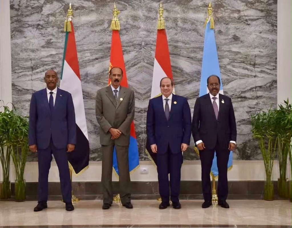 Mısır, Eritre, Somali ve Sudan liderleri Kızıldeniz ve Nil’i vurgulayan bildiri yayımladı